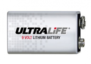 9V Lithium-Blockbatterie