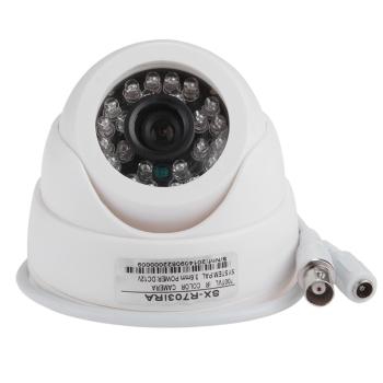 700TVL 24 IR LEDs Überwachungskamera Indoor Dome CCTV Kamera Nachtsicht Weiß